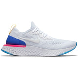 Nike Epic React Flyknit white running shoe