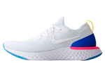 Nike Epic React Flyknit white running shoe