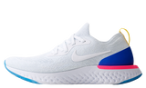 Nike Epic React Flyknit white running shoe